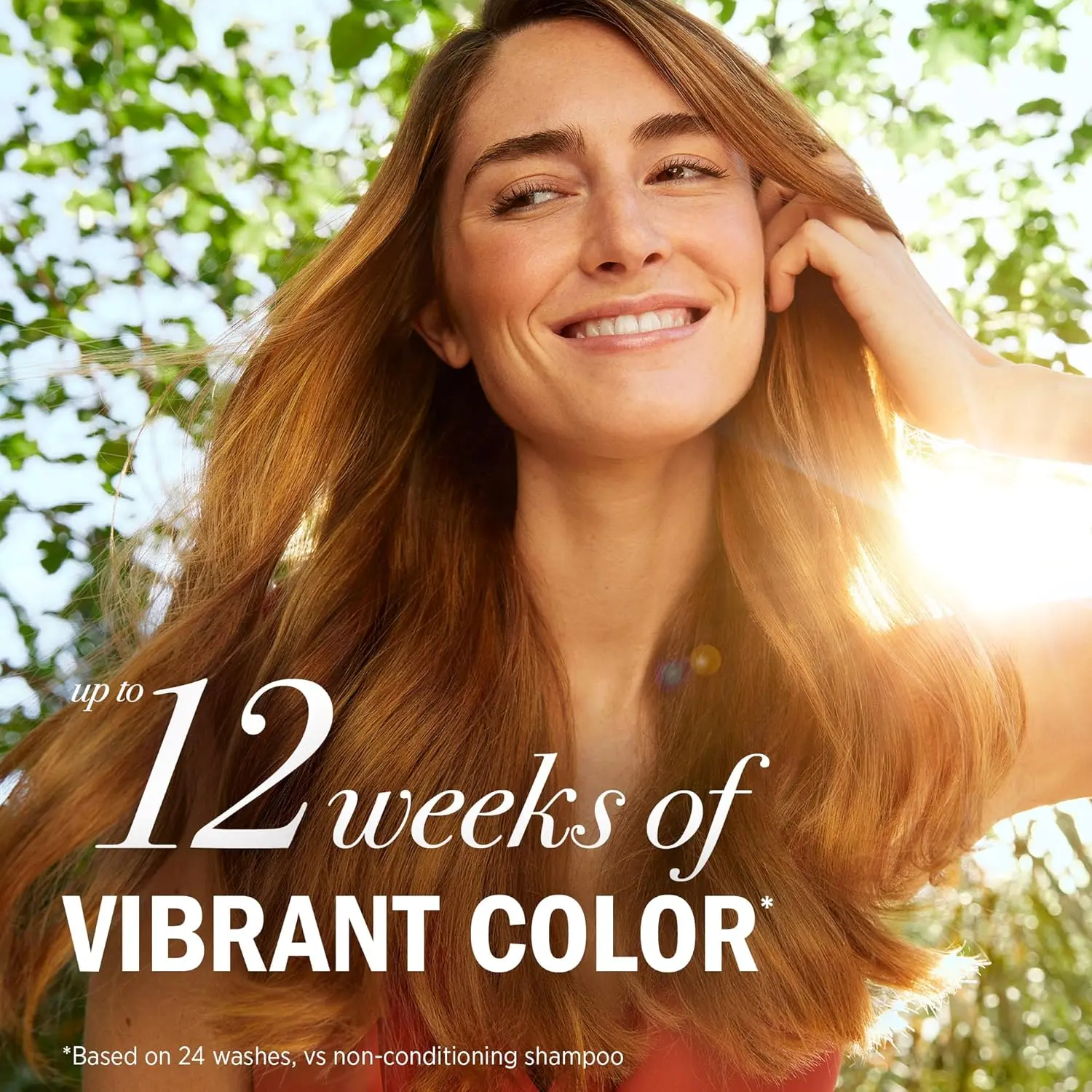 Herbal Essences color protect shampoo and conditioner set, infused with antioxidant-rich grapeseed, helps maintain vibrant dyed hair for up to 12 weeks while nourishing and softening hair without sulfates, parabens, or colorants.