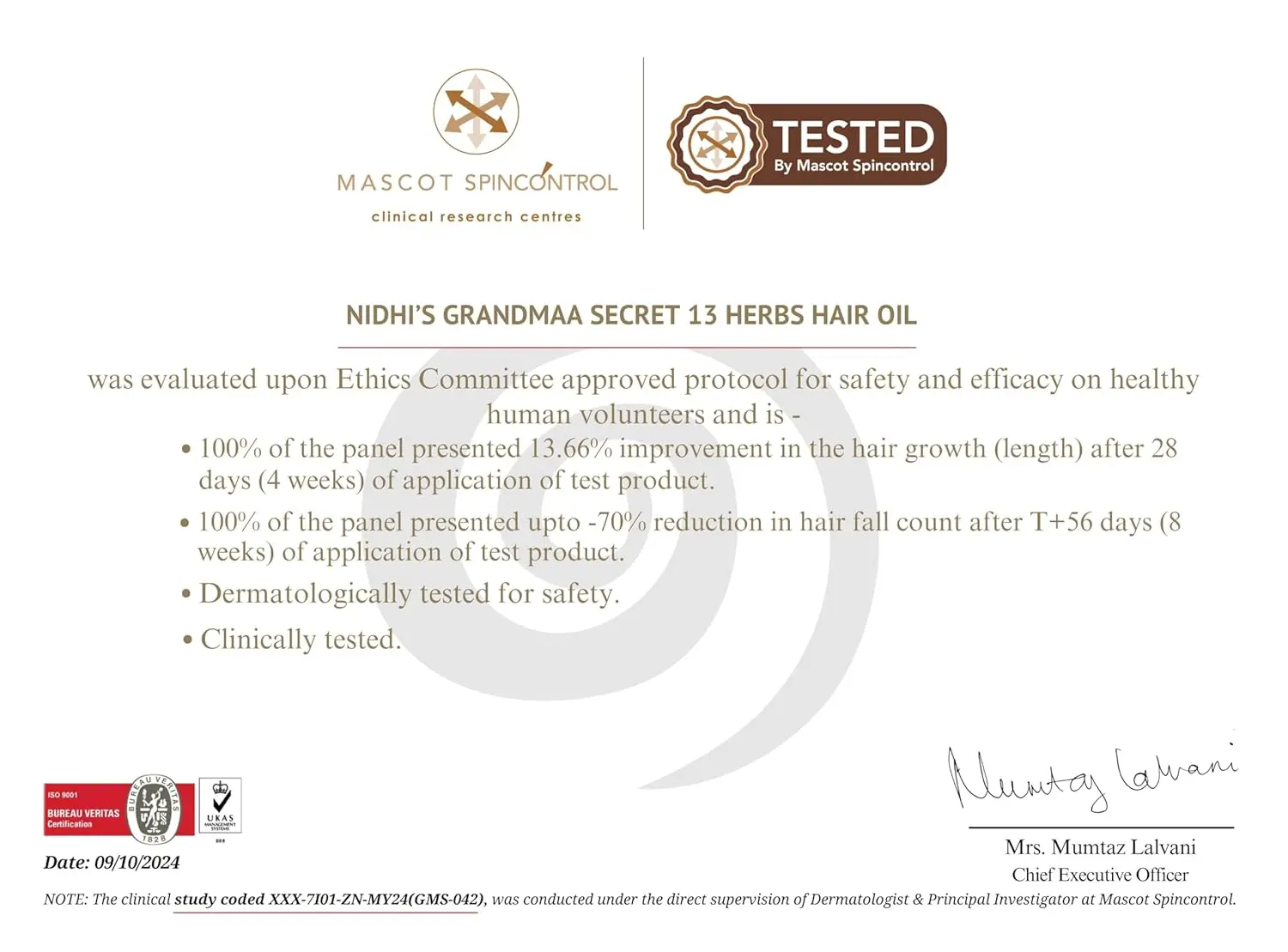 NIDHI'S GRANDMAA SECRET 13 Herbs Hair Oil is a handmade blend of coconut oil and curry leaves to control hair fall and promote healthy hair growth.