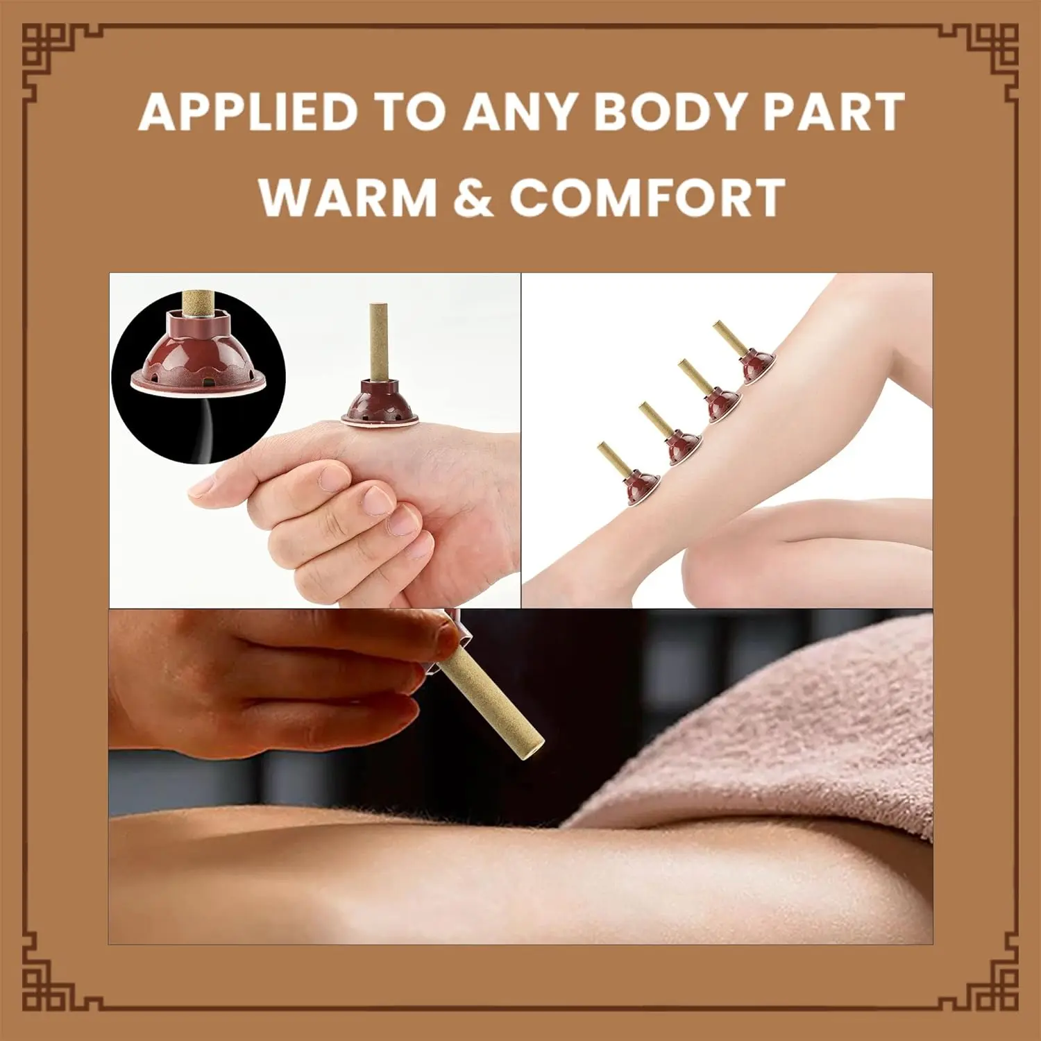 A box of sixty 7-year-old pure moxa sticks, made with a high purity 40:1 ratio of wild Argy wormwood for traditional Chinese moxibustion and packaged in an elegant branded box suitable for gifting or daily use.