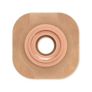 Hollister CeraPlus convex skin barrier protects the skin's natural moisture around the stoma, designed for extended wear and pre-sized for a 1-inch stoma.