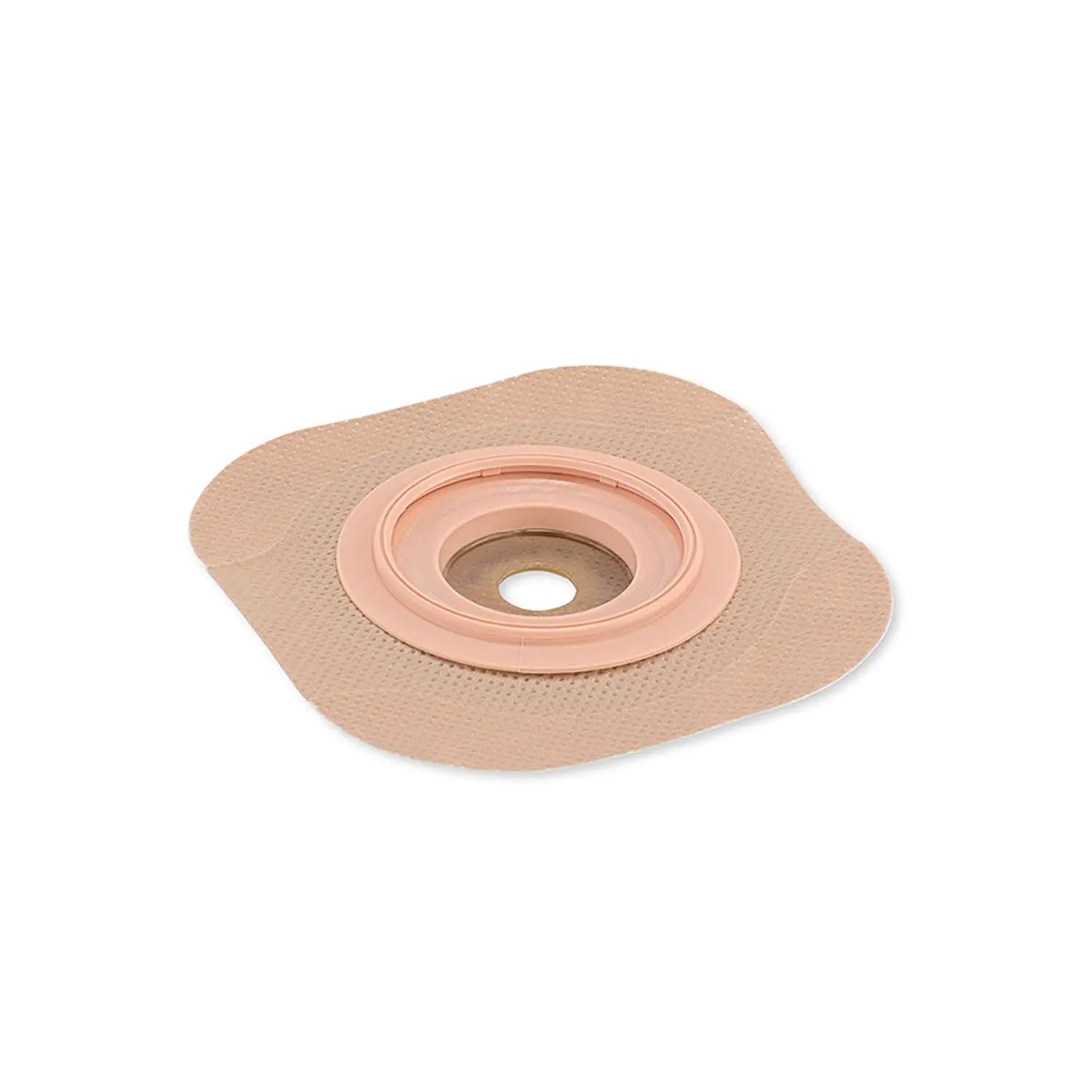 Five Hollister CeraPlus convex skin barriers designed with ceramide to protect the skin's moisture barrier and prevent water loss.