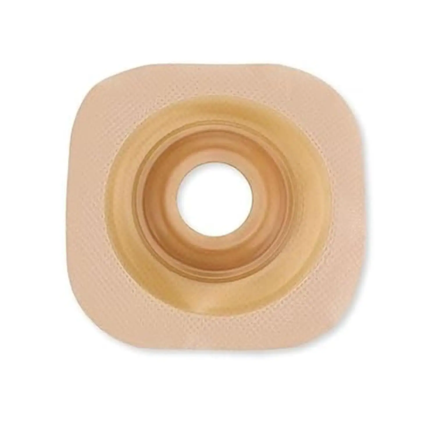 Hollister CeraPlus convex skin barrier protects the skin's natural moisture around the stoma, designed for extended wear and pre-sized for a 1-inch stoma.