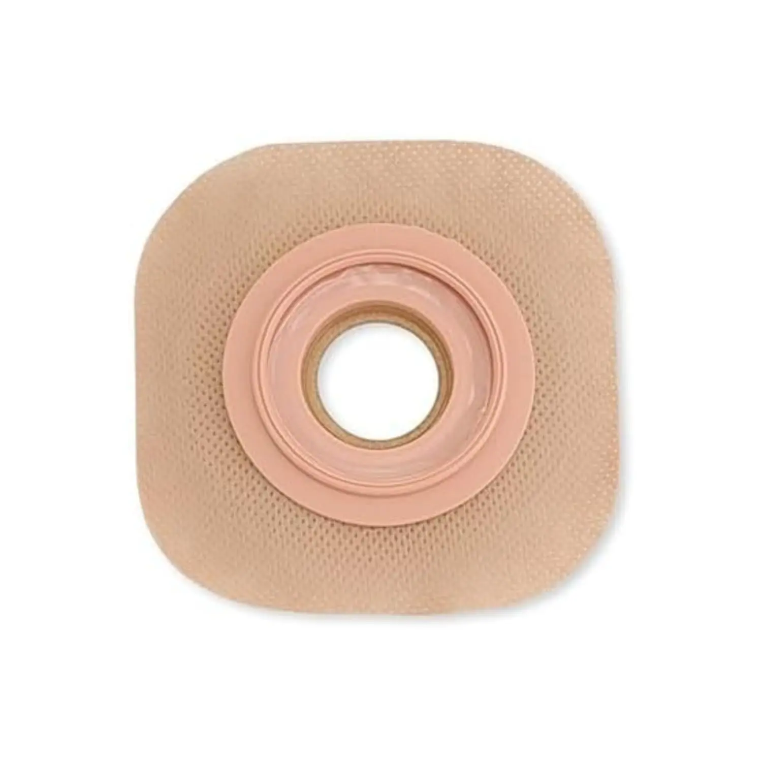 Hollister CeraPlus convex skin barrier protects the skin's natural moisture around the stoma, designed for extended wear and pre-sized for a 1-inch stoma.