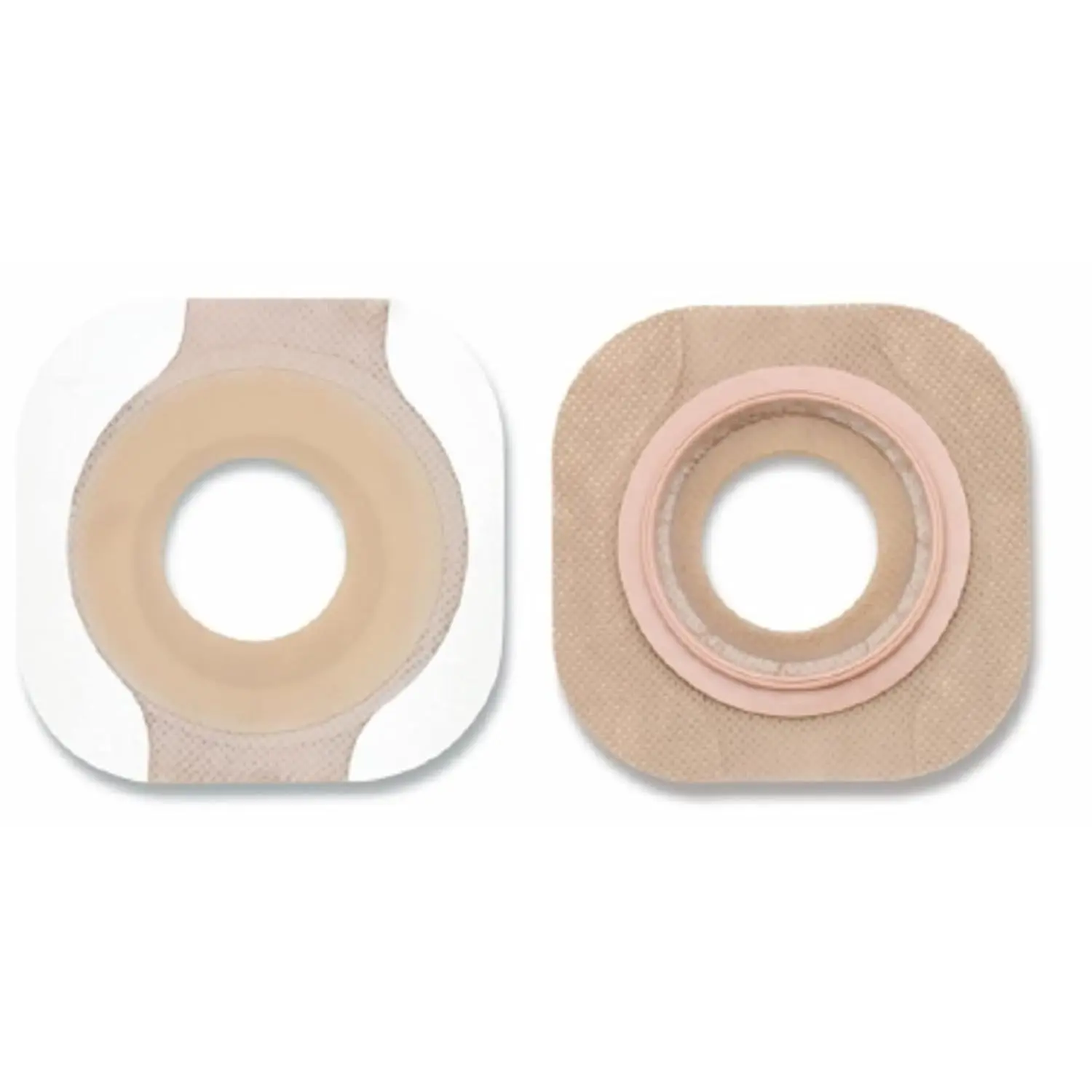 Hollister New Image pre-sized Flextend skin barrier with a floating flange and tape helps prevent ostomy leakage and minimizes abdomen pressure.