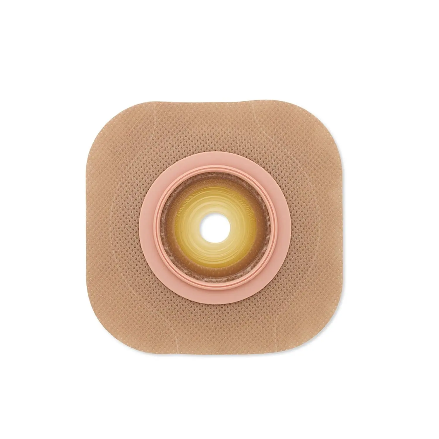 Hollister New Image shape-to-fit skin barrier with tape border and 2-1/4 inch flange, designed for stomas up to 1-11/16 inches.