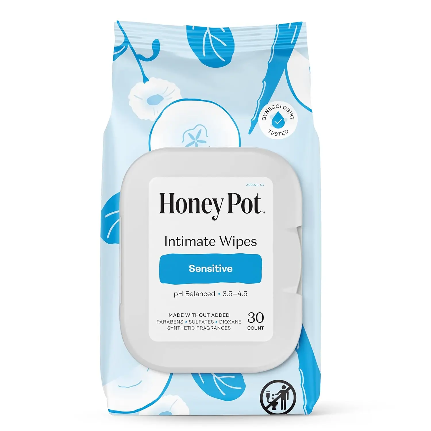 The Honey Pot sensitive feminine wipes are gynecologist-tested, clinically shown to minimize odor, cleanse and refresh the sensitive skin, made with plant-derived and herbal ingredients.