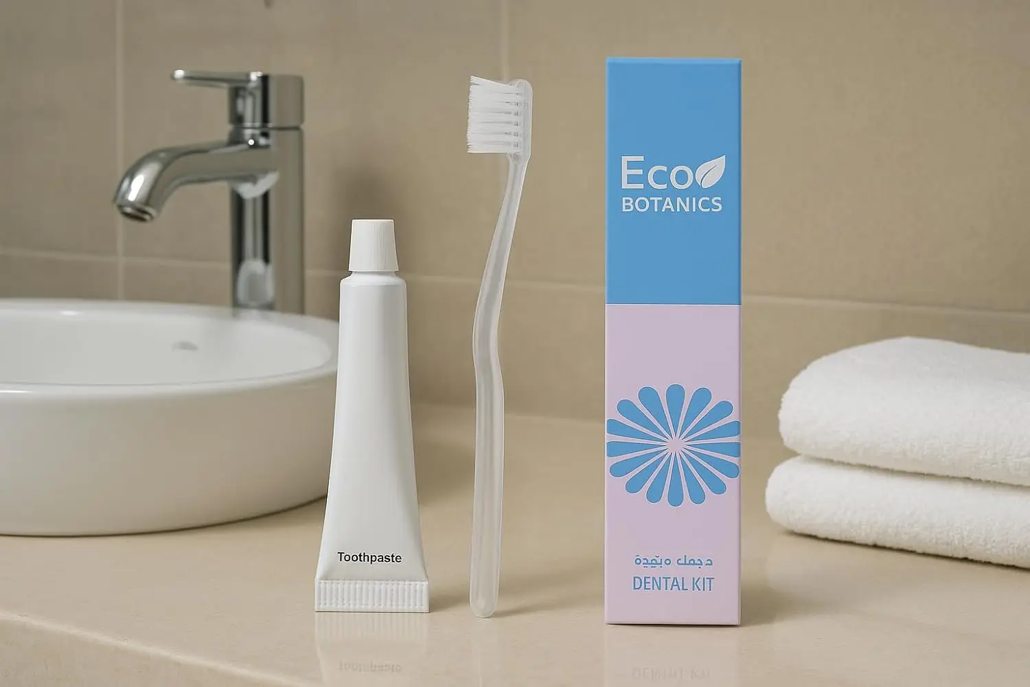 This 200-piece hotel amenities kit features white tea and honey infused shampoo, conditioner, body wash, lotion, soap, dental and shaving kits, and combs, individually packed for guest use in hotels, Airbnb, and vacation rentals.