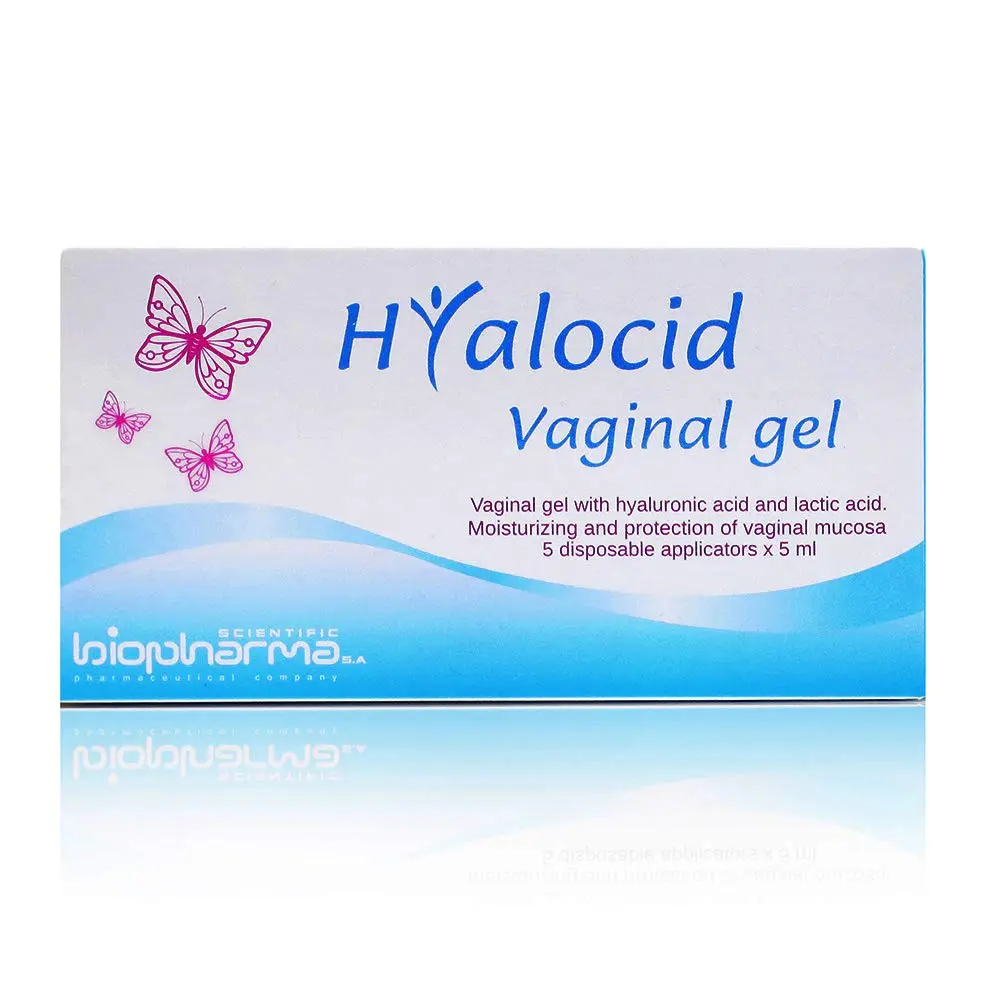 HyaloCid vaginal gel with hyaluronic and lactic acid provides relief from vaginal dryness and pain during intercourse, while restoring natural vaginal pH.