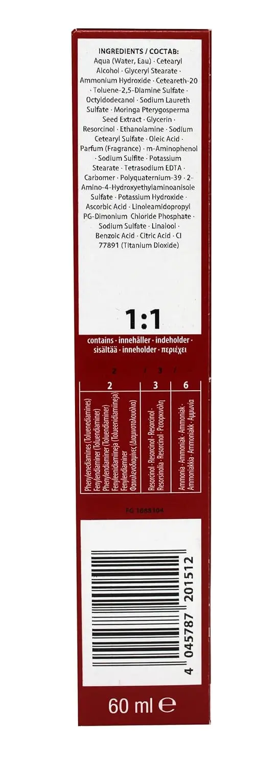 A tube of Schwarzkopf Igora Royal 3-0 Dark Brown permanent hair color provides intense color vibrancy and up to 100% white hair coverage, with ultimate color retention and perfect equalization even on porous hair.