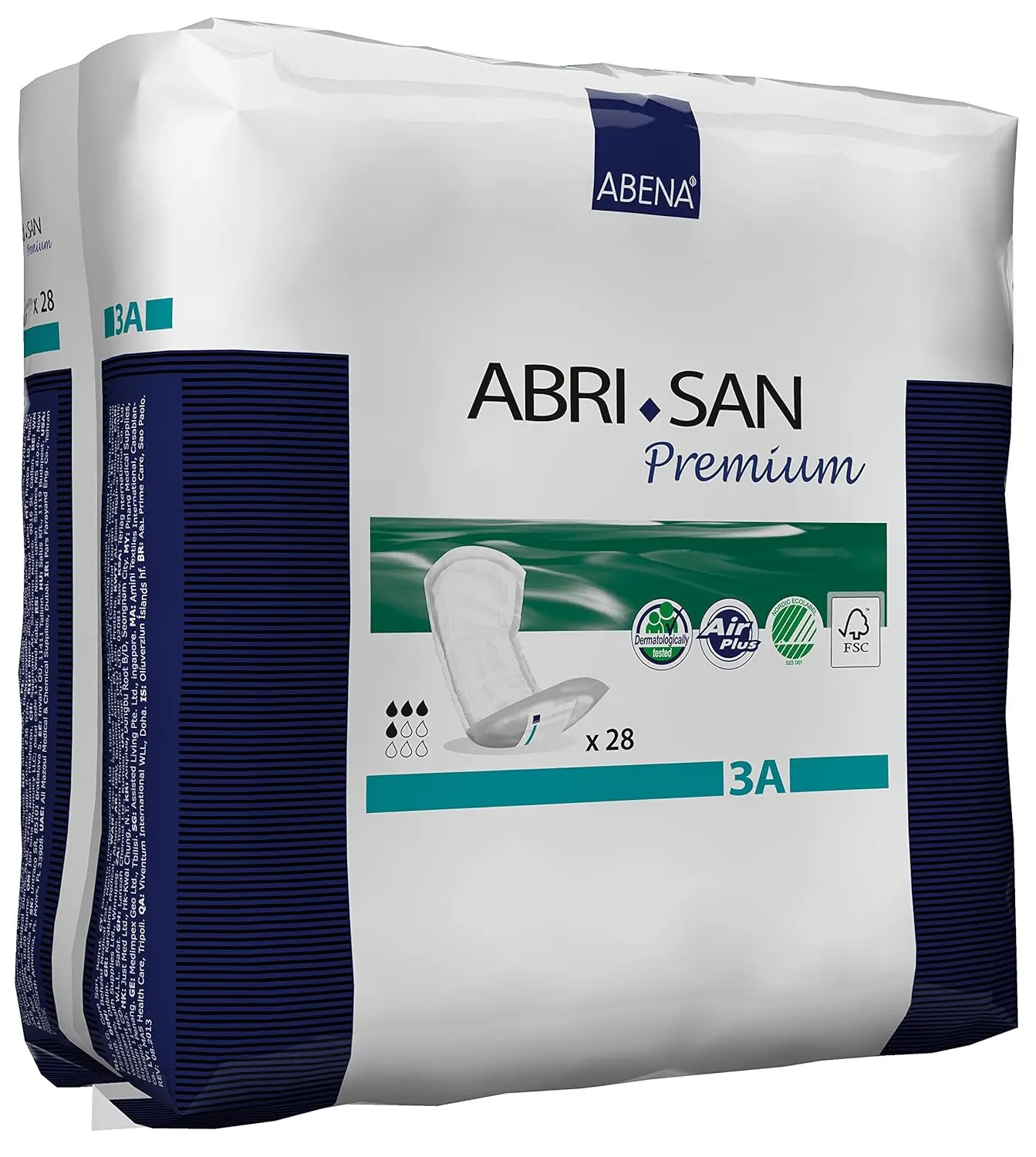 Abena Premium incontinence pads provide breathable, comfortable, and fast absorption for discreet and effective leak protection for both men and women.
