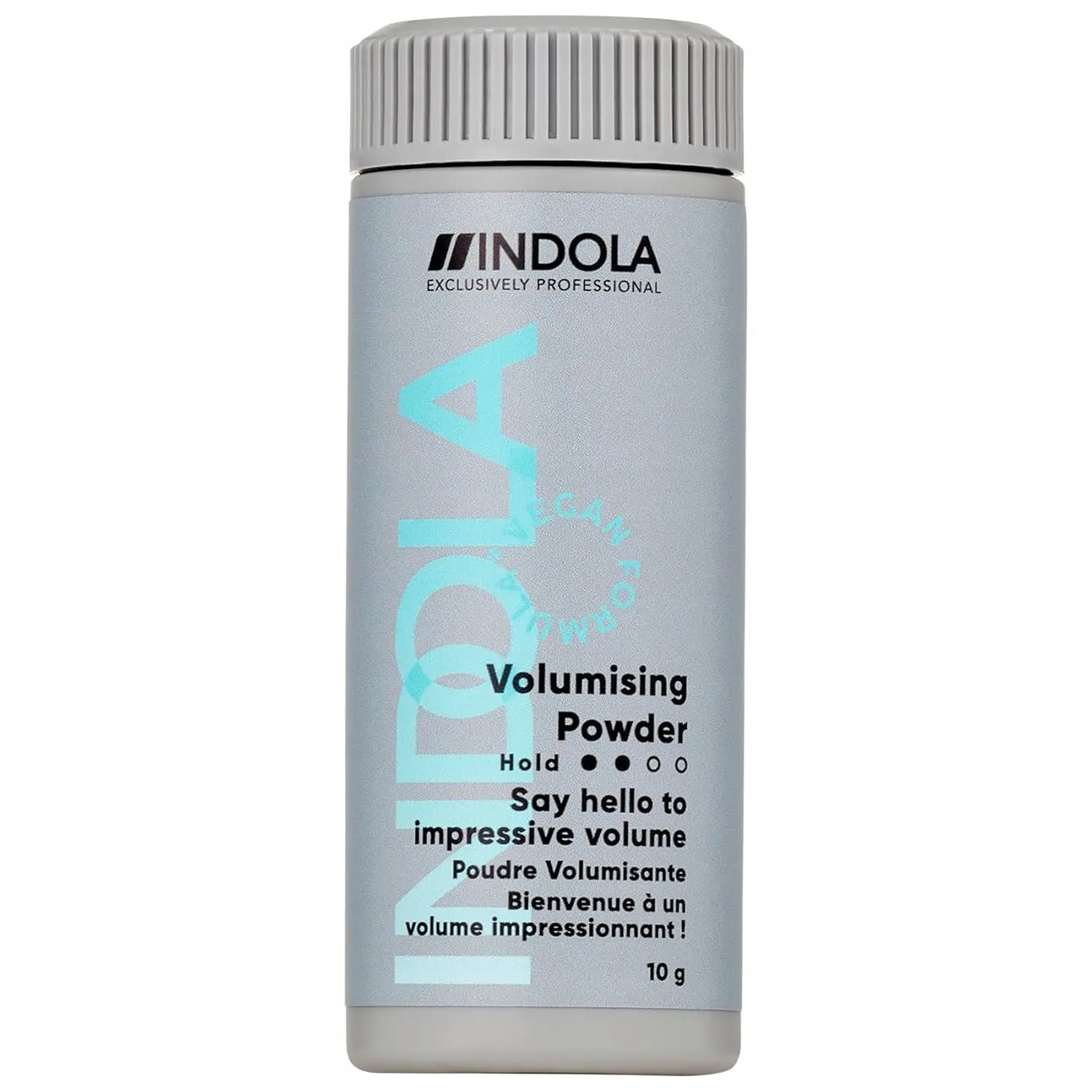 Indola Volume Powder provides instant body and fullness, creating a natural, long-lasting finish for all-day hold.
