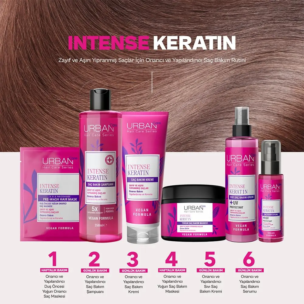 Deeply nourish and regenerate damaged hair with this intense keratin hair mask treatment, for added volume, shine, and reduced hair loss.