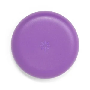 A purple Invisalign aligner and retainer case, designed for safe and convenient on-the-go storage.