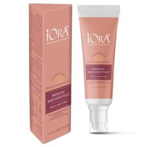 iORA Prebiotic Bare Essentials, made with vegan ingredients and fruit extracts, provides gentle intimate care by reducing pigmentation, absorbing sweat, and preventing chafing for both men and women.