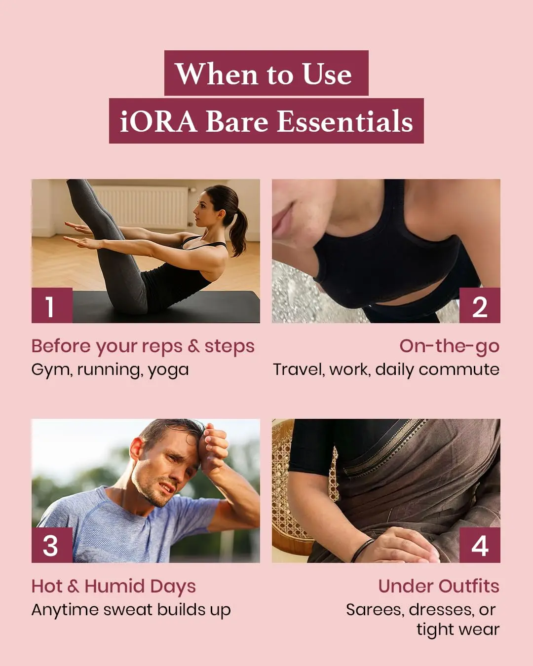 iORA Prebiotic Bare Essentials, made with vegan ingredients and fruit extracts, provides gentle intimate care by reducing pigmentation, absorbing sweat, and preventing chafing for both men and women.