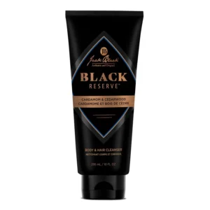 Bottle of Jack Black Reserve Hair and Body Cleanser, a dual-purpose wash for men.