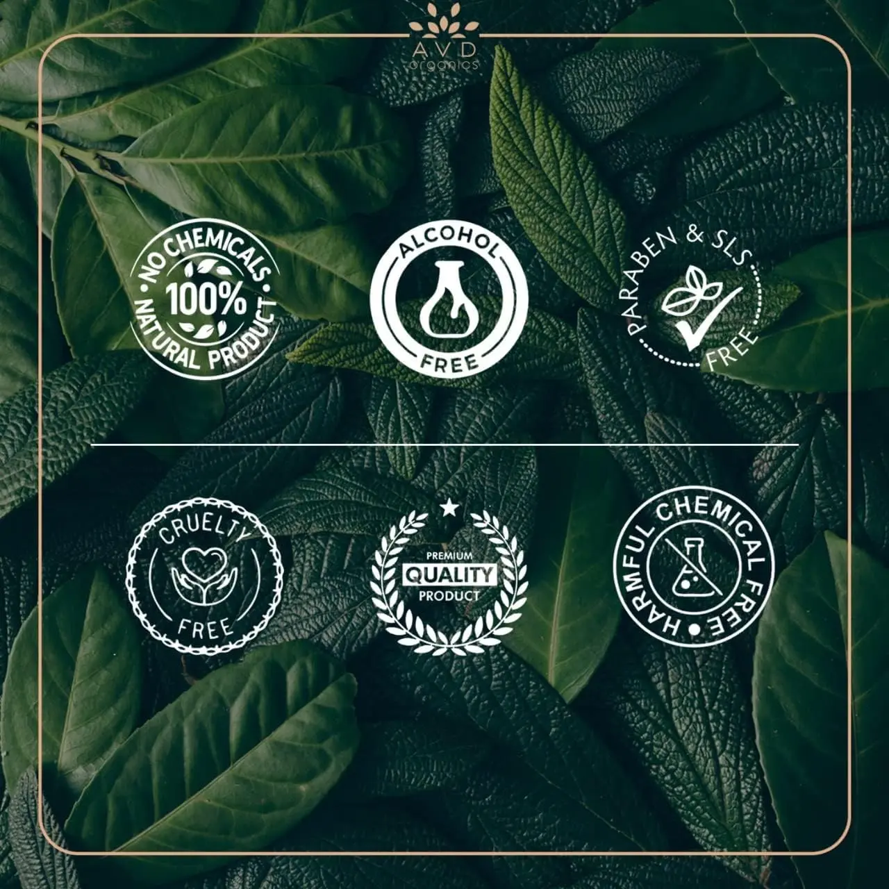 A bottle of AVD Organics Jamaican Black Castor Oil with dropper, ideal for promoting hair growth, moisturizing skin, and enhancing eyelashes and eyebrows.