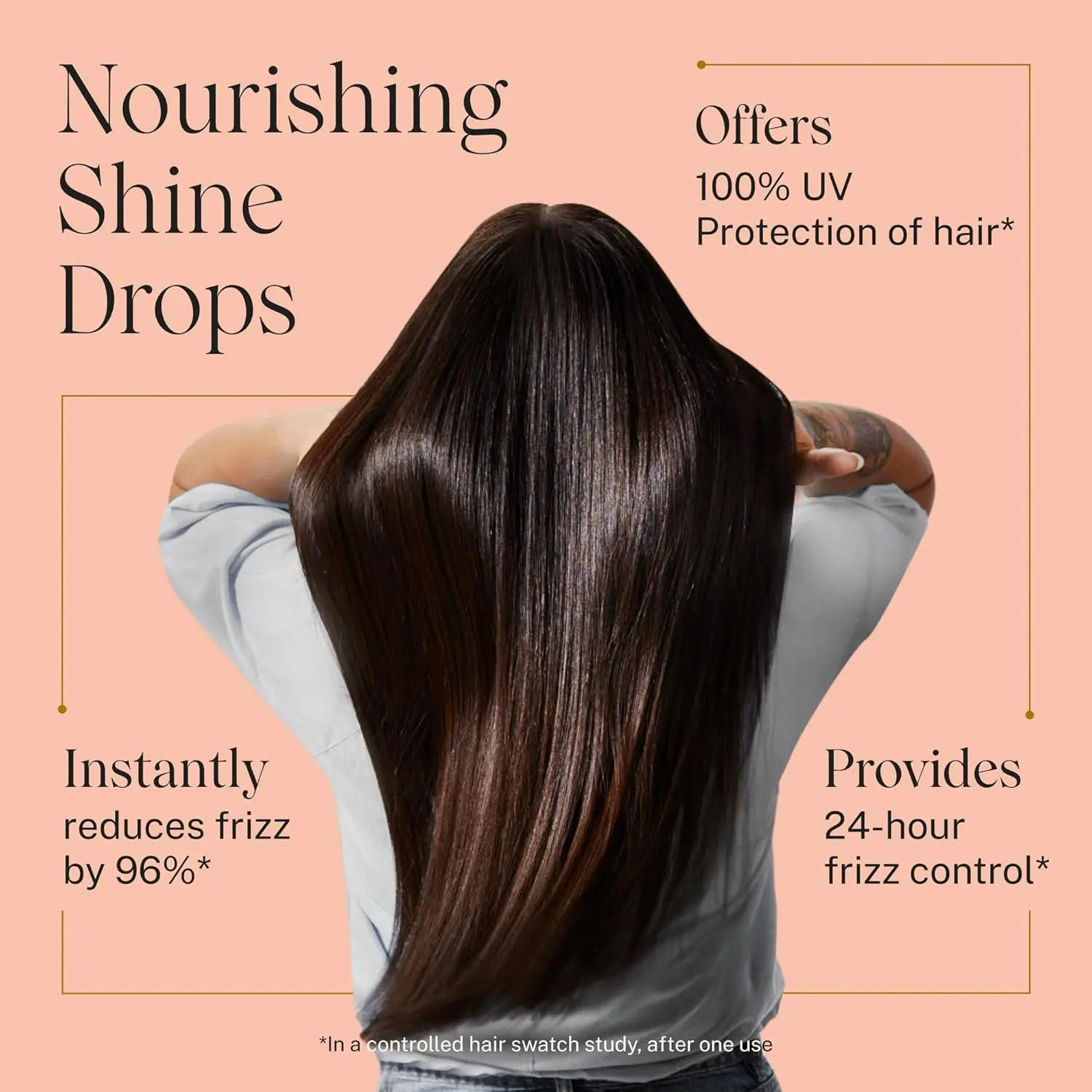 This three-piece JVN hair care set includes instant recovery serum, nourishing shine drops, and blowout styling milk to strengthen, add shine, improve manageability, and reduce frizz for all hair types.