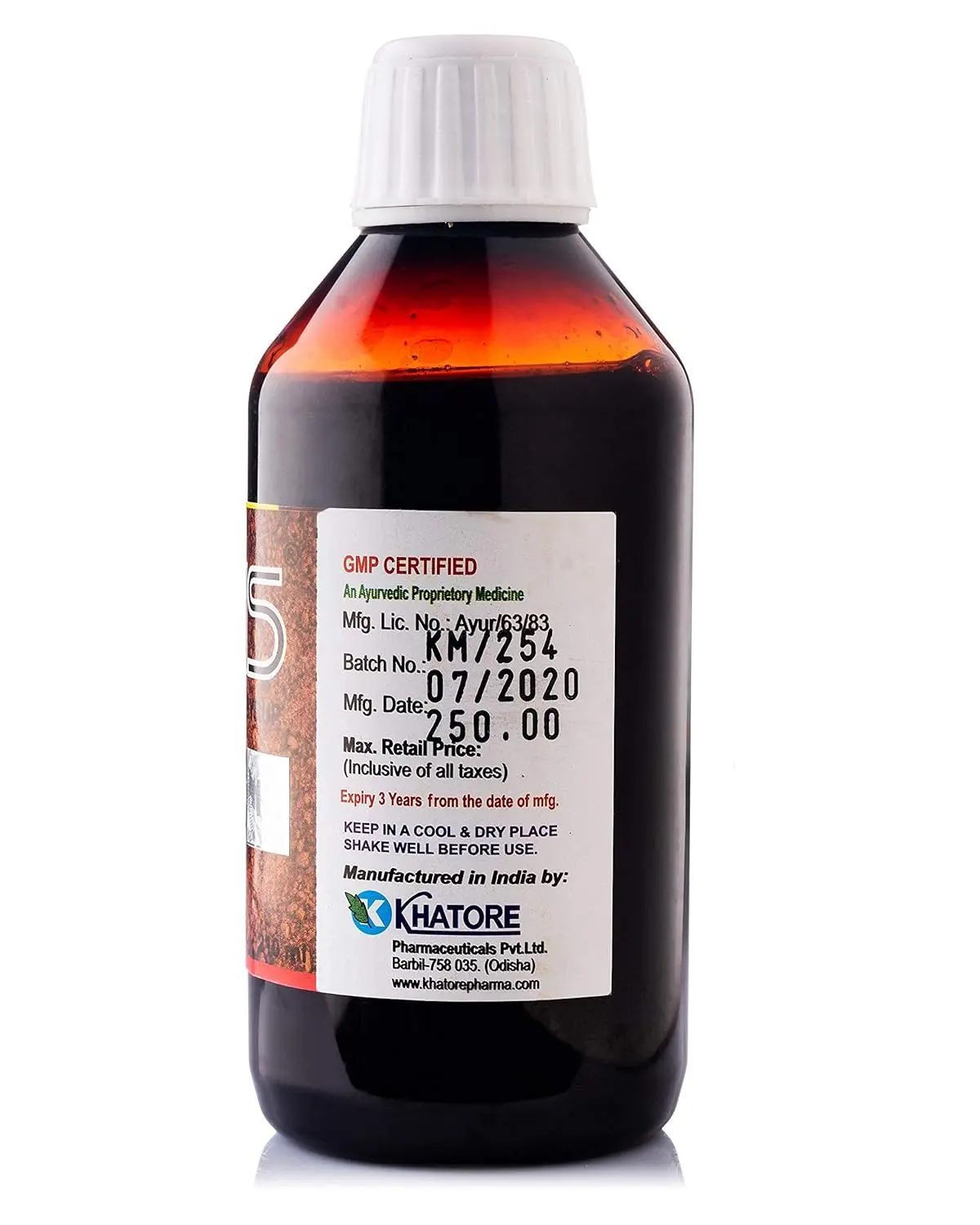 Three bottles of K-MENS tonic, a herbal supplement designed to help women find relief from menstrual cycle symptoms and support overall health and fitness.