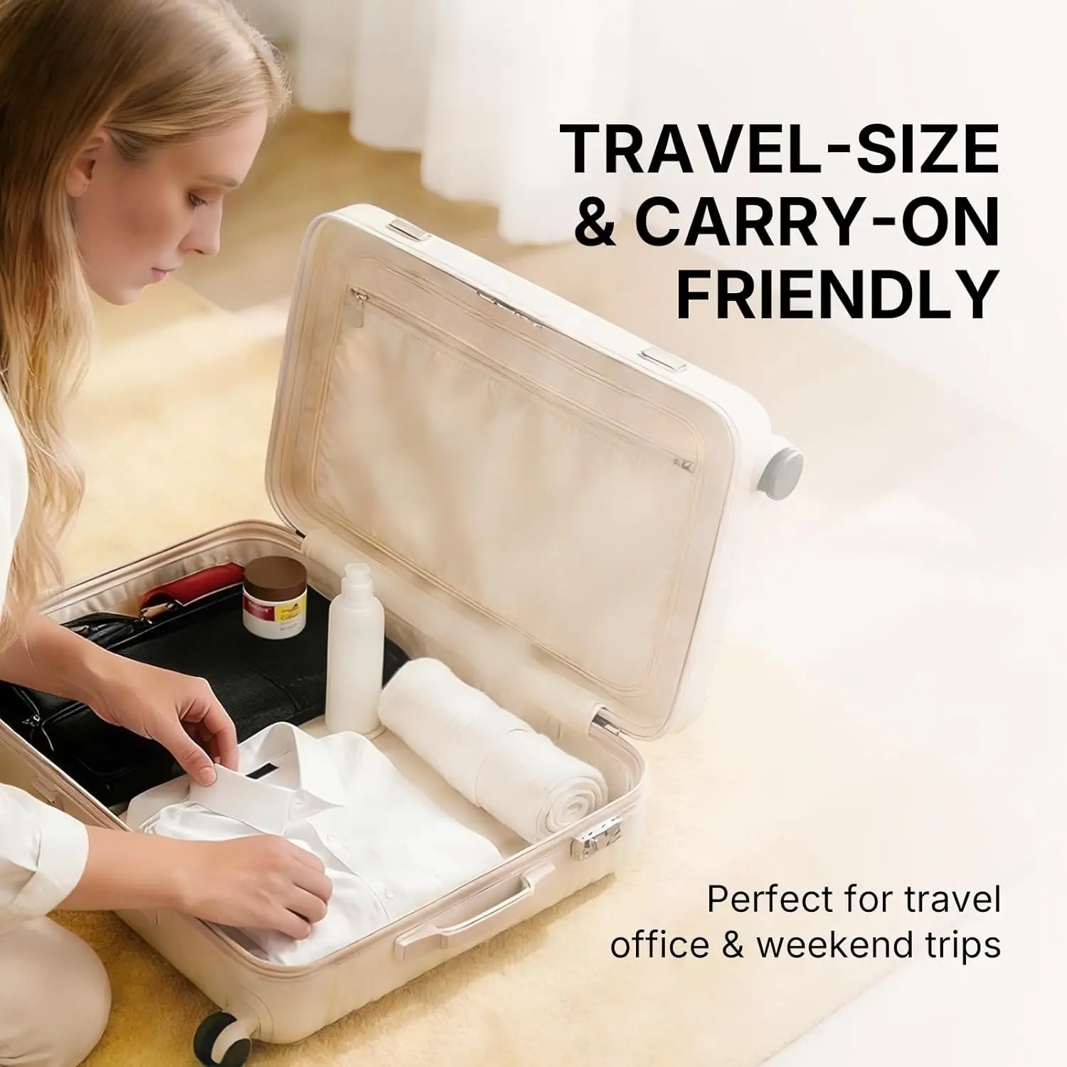 This is a small travel size 100ml container of Karseell collagen hair mask treatment with argan oil for repairing dry and damaged hair.