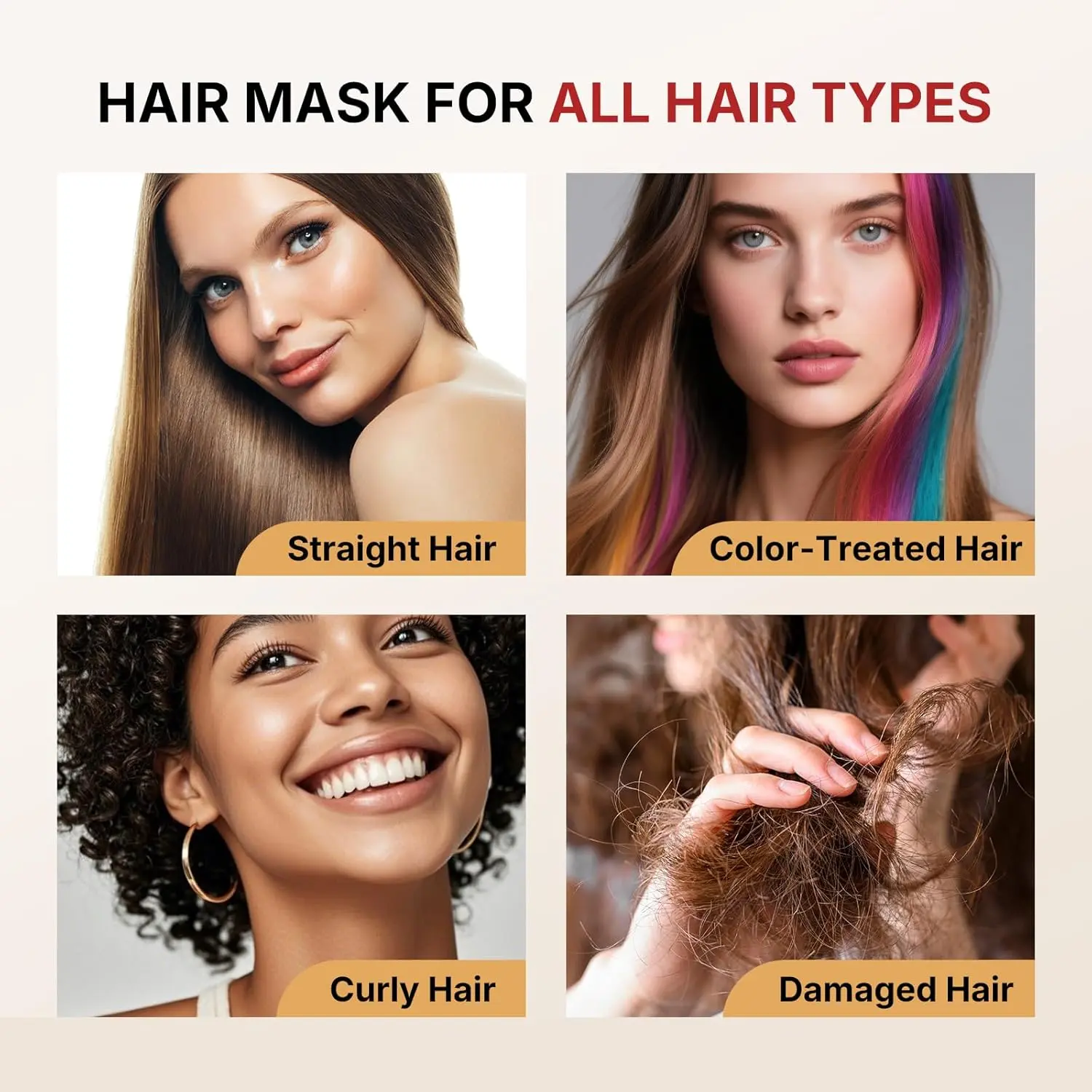 This is a small travel size 100ml container of Karseell collagen hair mask treatment with argan oil for repairing dry and damaged hair.