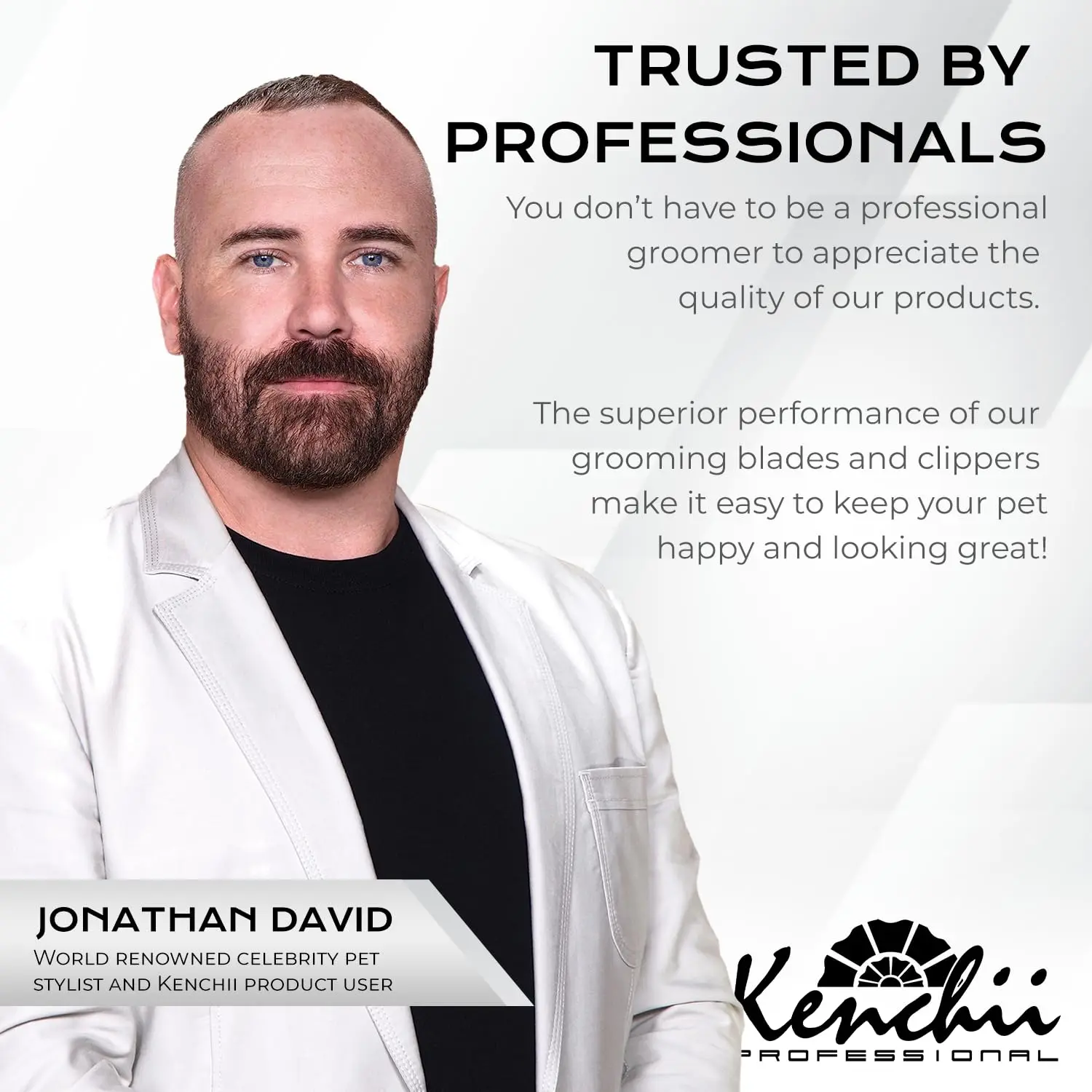 A Kenchii Flash Clipper blade provides a precision cut for grooming your pet with stay-cool technology and corrosion resistant coating.