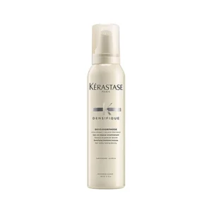 Kérastase Densifique thickening hair mousse with hyaluronic acid improves hair texture, shine, and volume, strengthens hair fibers, and provides moisture for both men and women.
