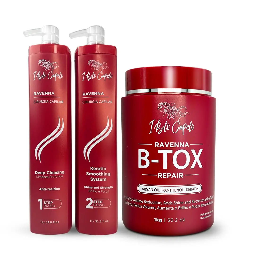 Professional keratin hair treatment kit with argan oil, biotin, and amino acids to restore and rejuvenate damaged hair for a healthy, shiny look.