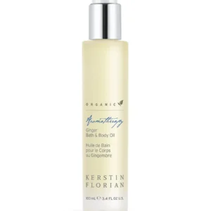 Bottle of Kerstin Florian Ginger Bath and Body Oil, a bathwater additive by Kerstin Florian.
