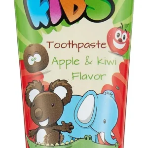 Kids apple and kiwi flavored toothpaste provides excellent protection against cavities, plaque, gum disease, and sensitivity for healthy teeth and gums.
