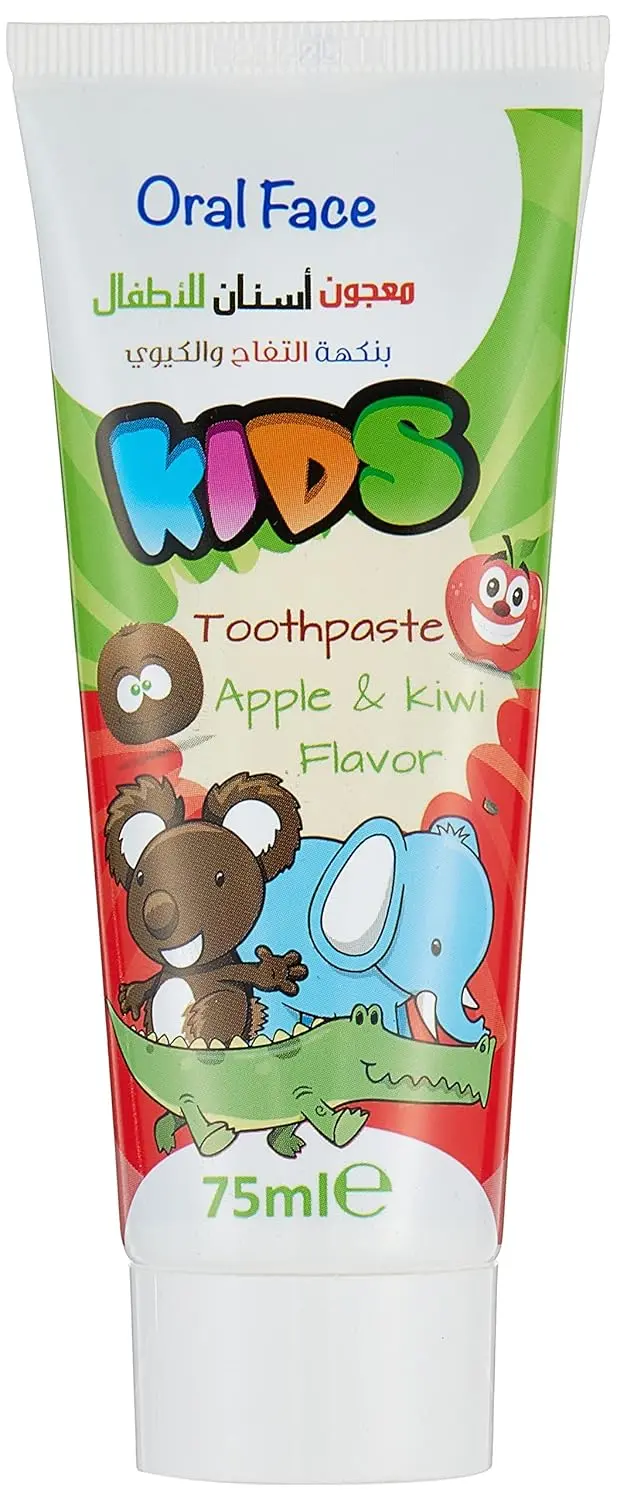 Kids apple and kiwi flavored toothpaste provides excellent protection against cavities, plaque, gum disease, and sensitivity for healthy teeth and gums.