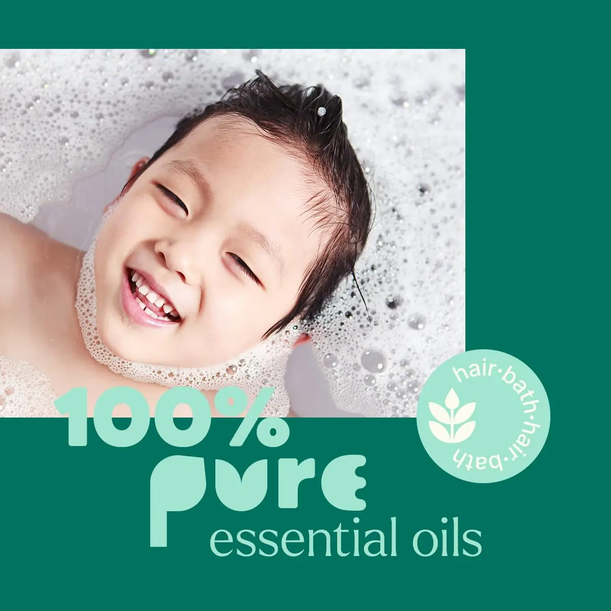 Plant Therapy KidSafe hair therapy essential oil blend naturally cleanses buildup and soothes irritated scalps, while softening and strengthening children's hair.