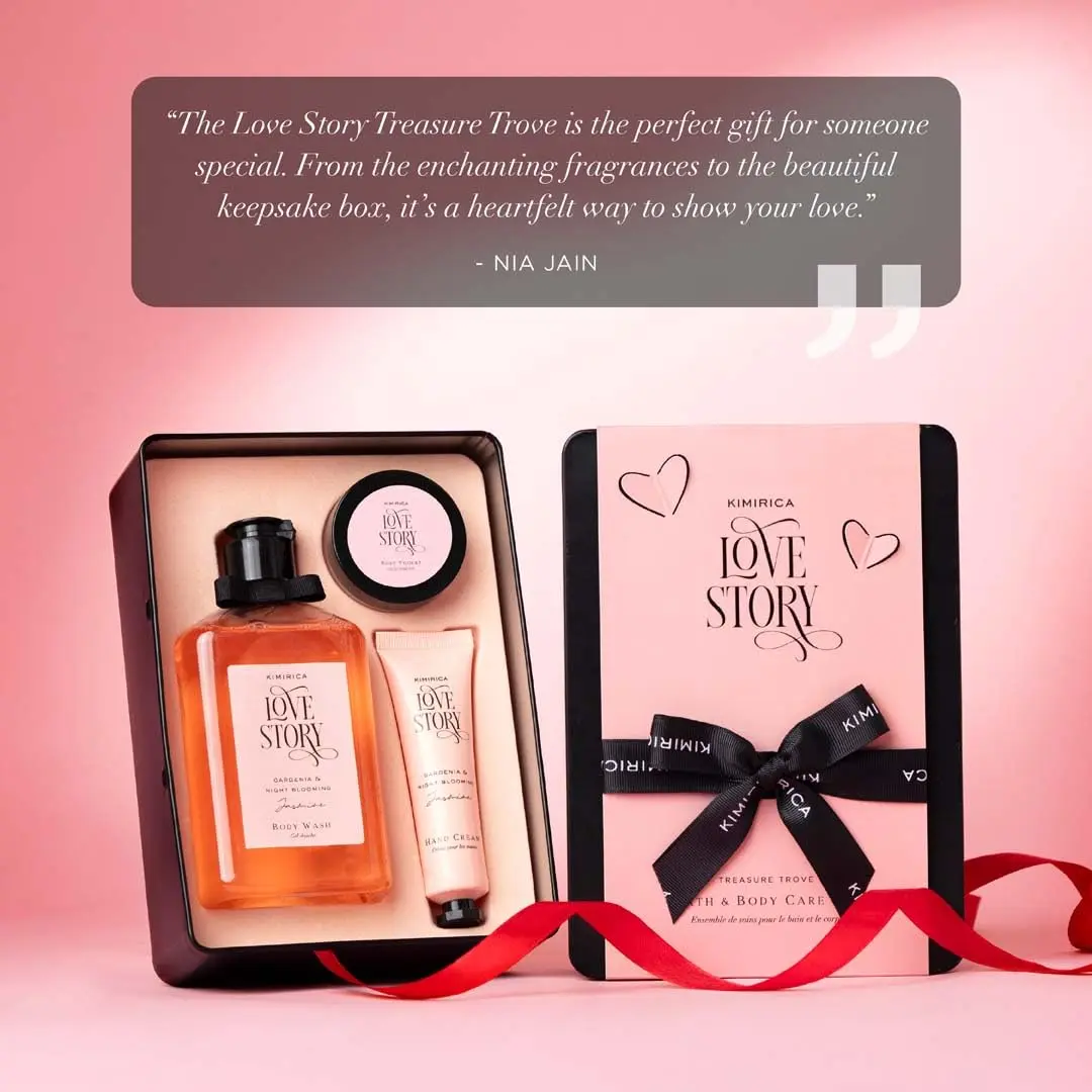 Kimirica Love Story Treasure Trove gift set is the perfect present for your loved ones.