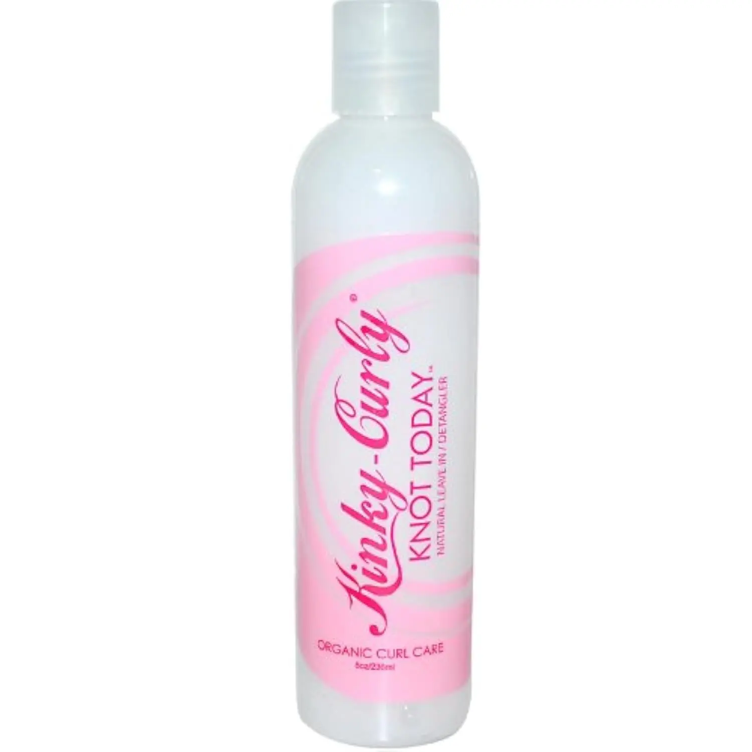 Bottle of Kinky-Curly Knot Today leave-in detangler for natural hair.