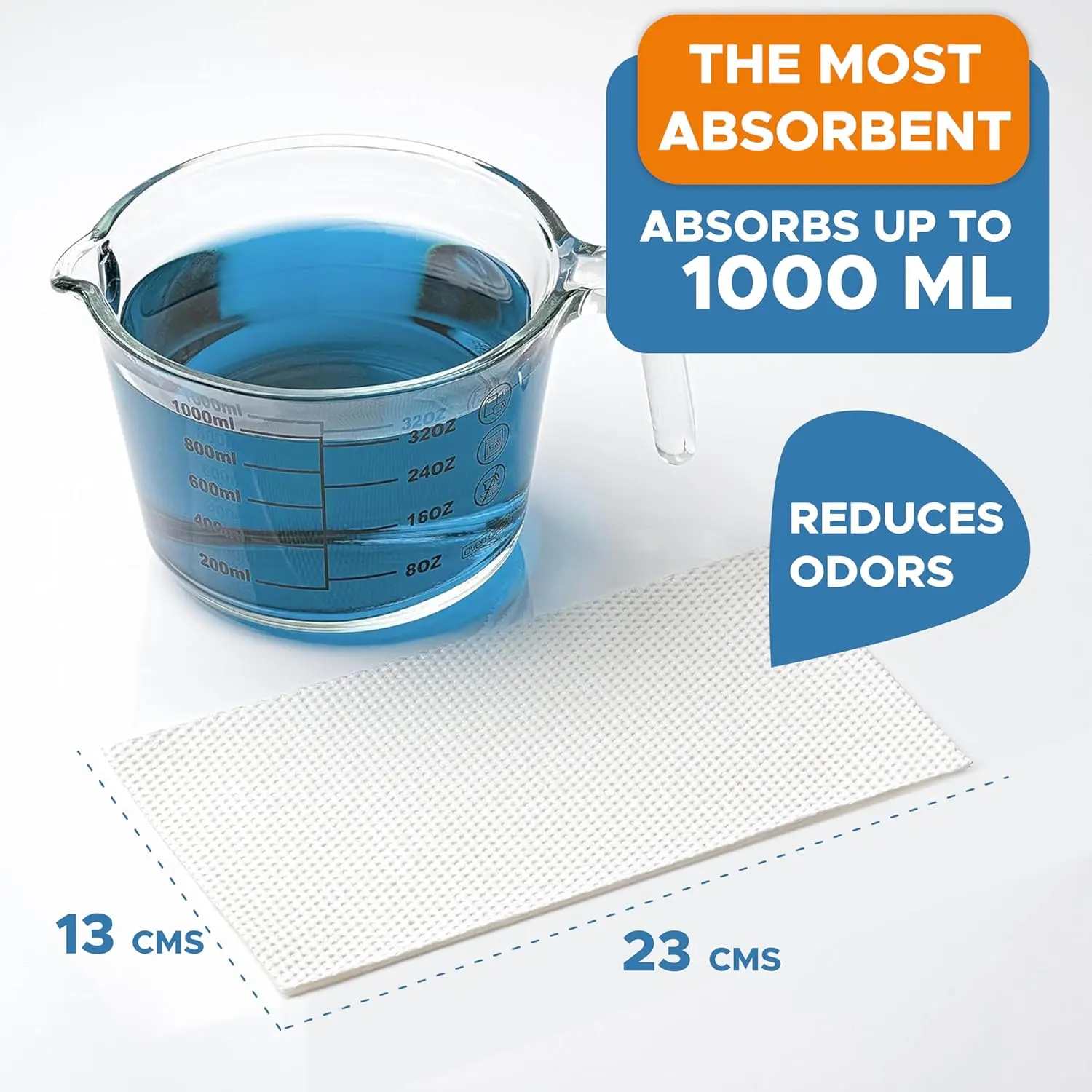 KosmoCare disposable commode liners with super absorbent pads provide a hygienic and convenient solution for bedside commodes, eliminating mess and odors with easy disposal.