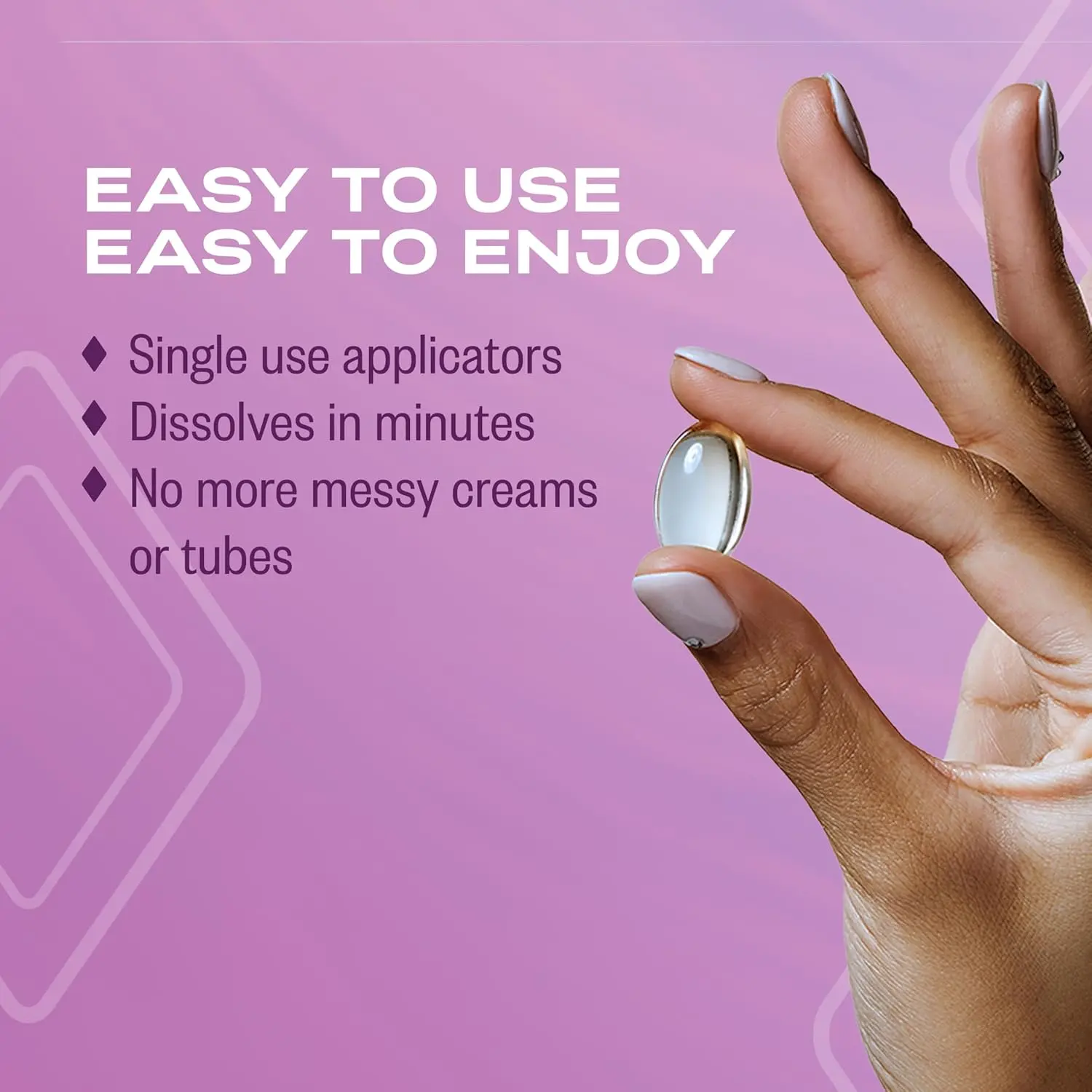 K-Y Liquibeads moisturizer shown with applicator, designed to supplement a woman's natural moisture for comfort and sex.