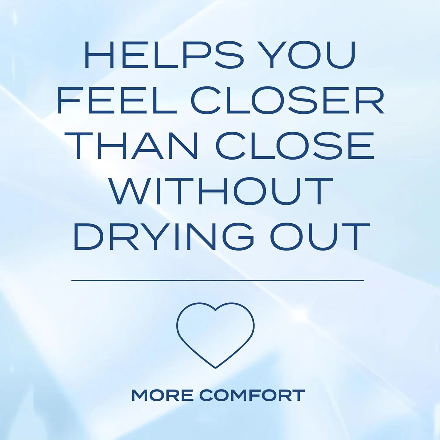 A bottle of K-Y True Feel silicone-based personal lubricant for enhanced pleasure and long-lasting intimate activity.