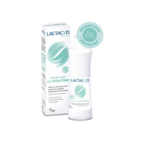 Lactacyd Pharma Antibacterial wash is designed for daily intimate hygiene, especially during menstruation, pregnancy, postpartum, and sports activities.