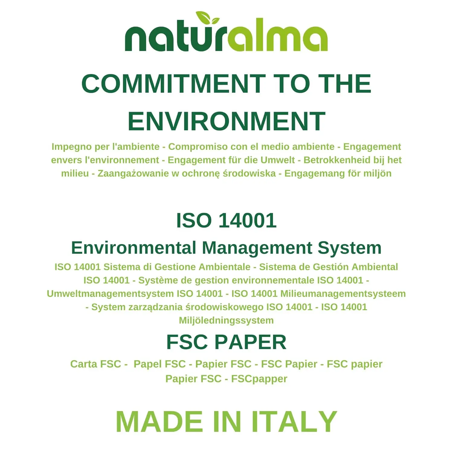 Bottle of Lady's Mantle (Alchemilla vulgaris) alcohol-free liquid extract drops by Naturalma, a vegan food supplement made in Italy.