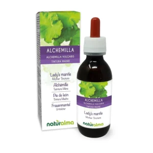 Naturalma Lady's Mantle tincture is an alcohol and sugar-free liquid extract food supplement made in Italy, suitable for vegans.