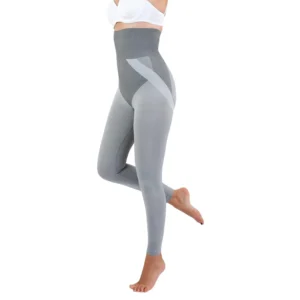 Lanaform slimming leggings with tourmaline beads designed to reduce cellulite on thighs, hips, and stomach.