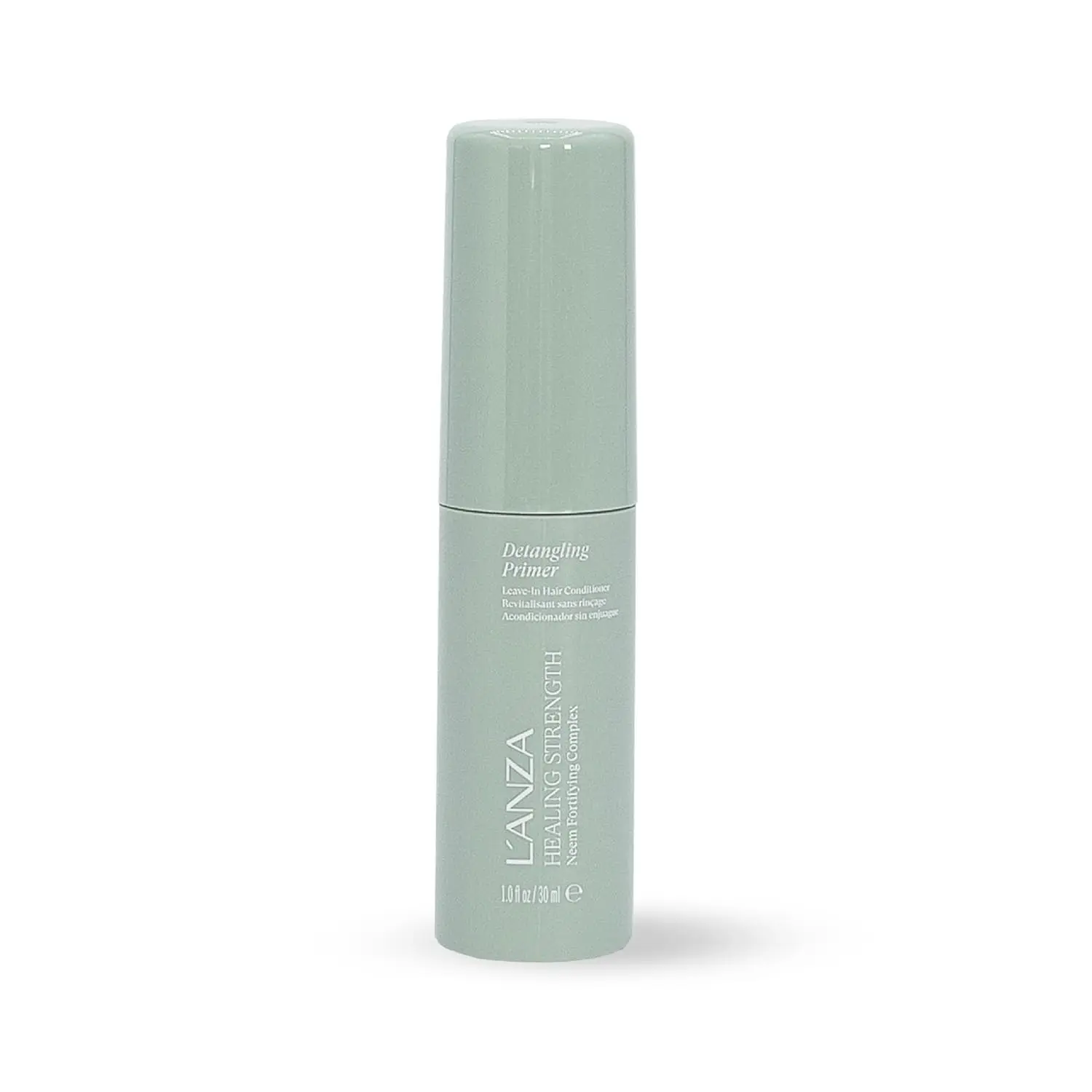 L'ANZA detangling hair primer protects hair from heat damage while strengthening and boosting shine.