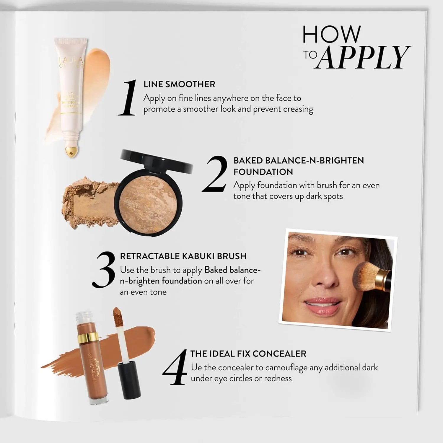 This is the LAURA GELLER NEW YORK Line Smoother Kit in Fair, designed to smooth the appearance of lines and imperfections.