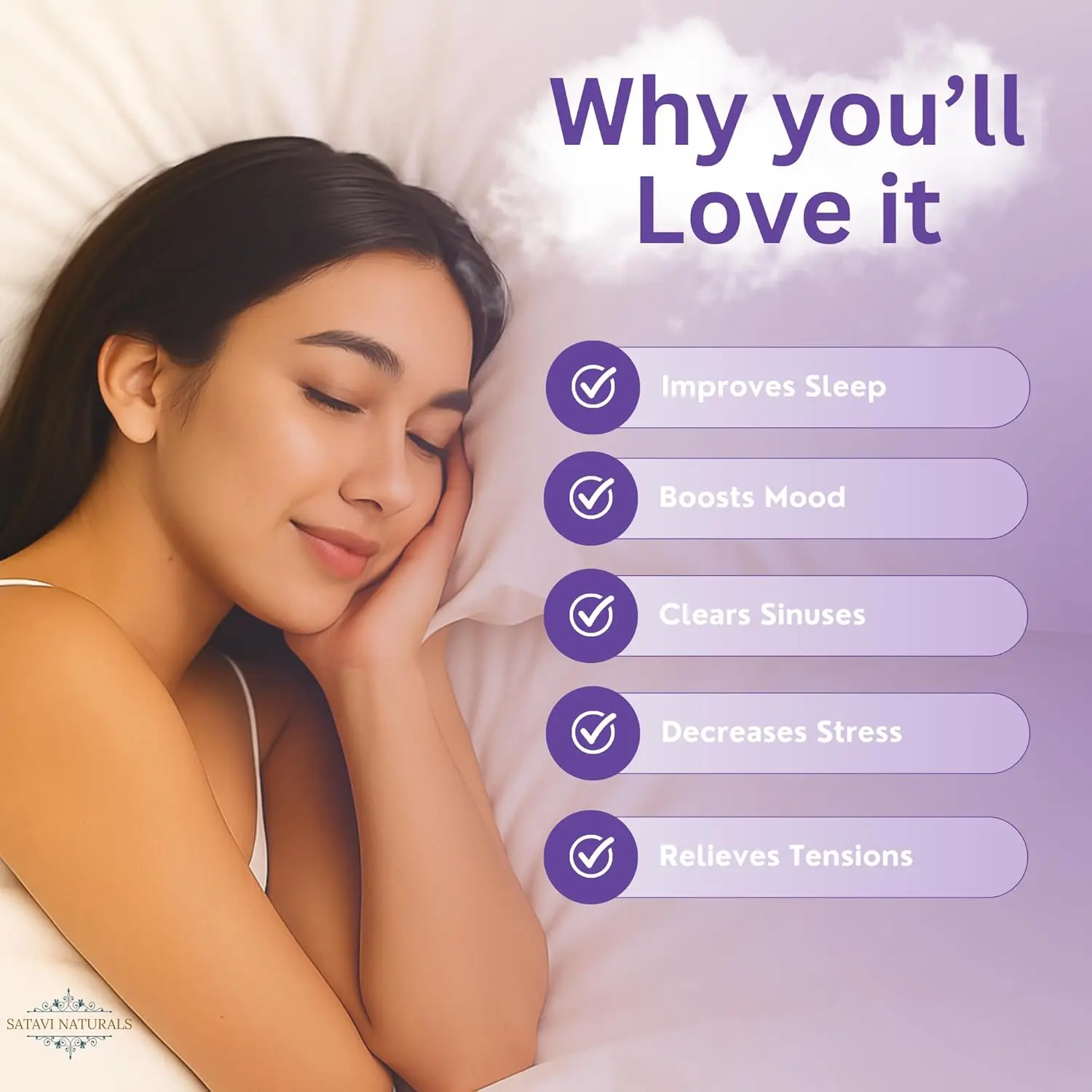 A pack of lavender shower steamers releases a calming aromatherapy scent, perfect for relaxation and stress relief.