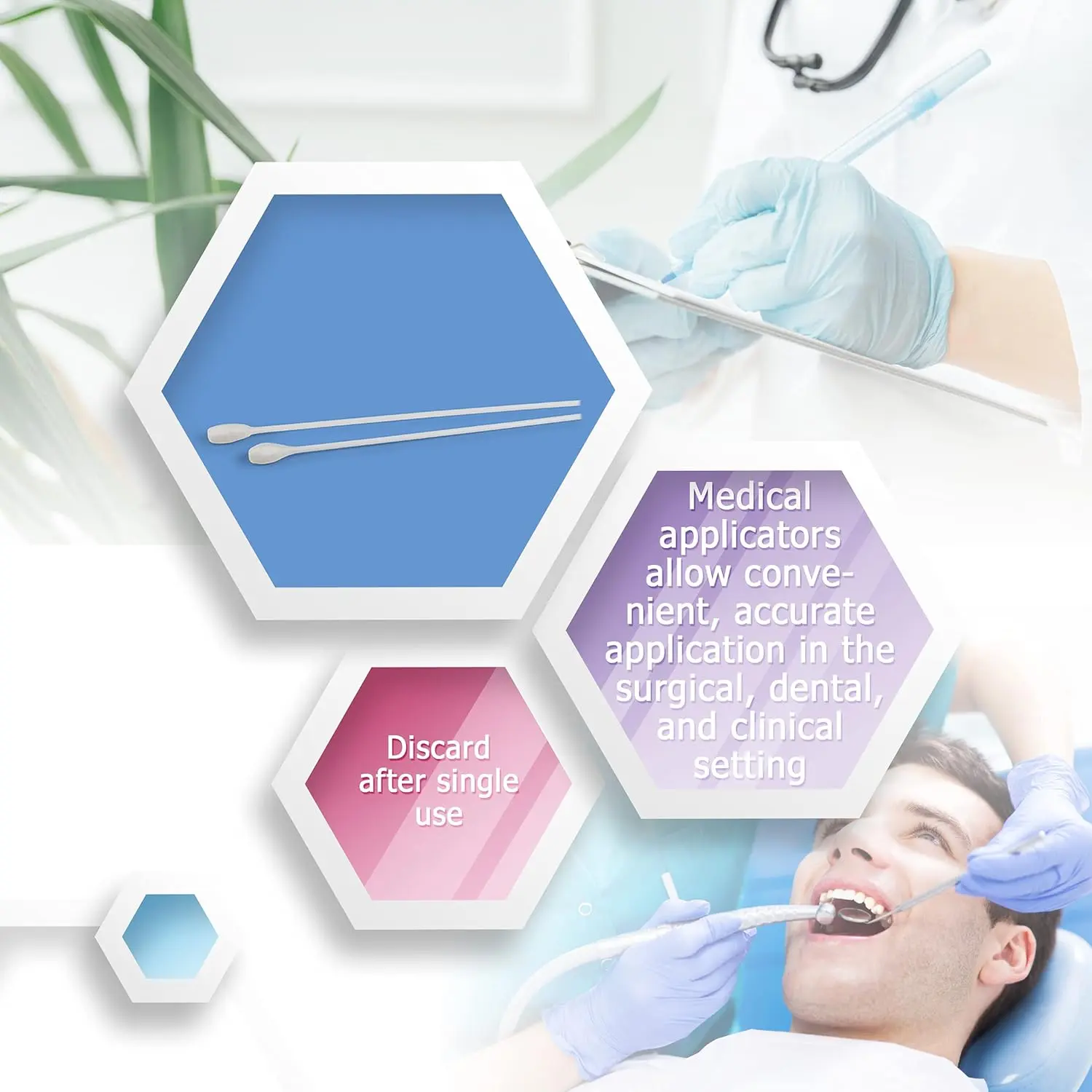 These lemon glycerin swabsticks are pre-moistened and ideal for post-operative oral care, providing refreshment and relief for dry mouths.