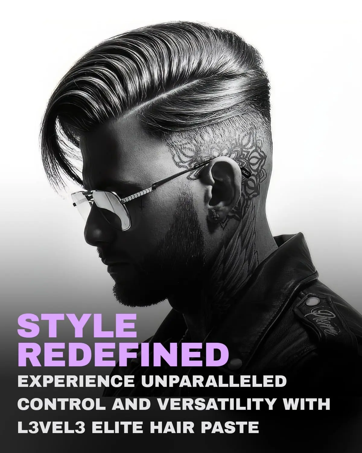 Level 3 men's styling paste provides a strong, long-lasting hold while improving hair strength and volume and protecting against damage.