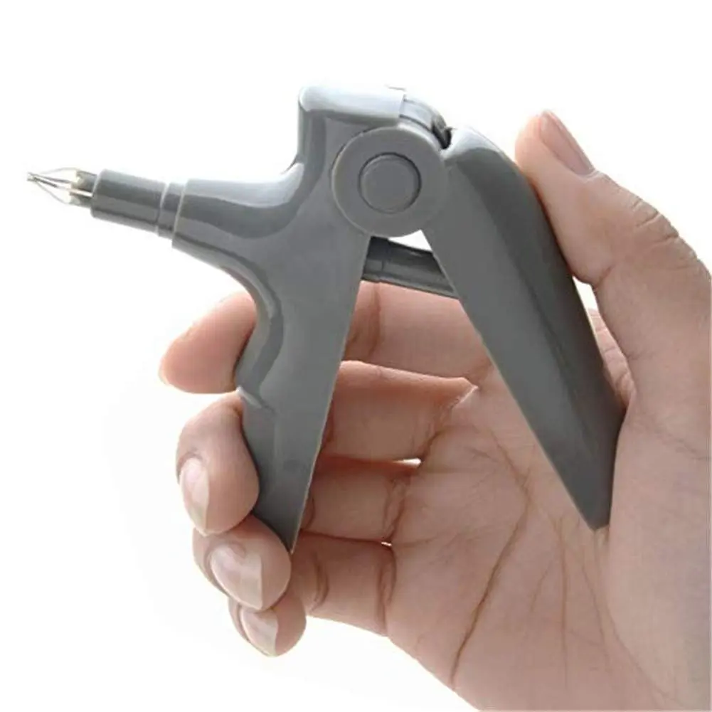 This set features a ligature tie gun with a non-slip handle and a pack of 1040 multi-colored dental orthodontic ligature ties made of hypoallergenic, elastic material for dental accessories.