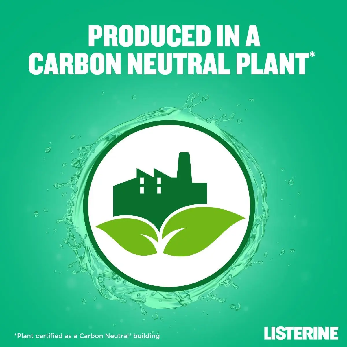 A bottle of Listerine Fresh Burst mouthwash kills 99% of bad breath germs, reduces plaque, protects gums, and freshens breath with a deeper clean.