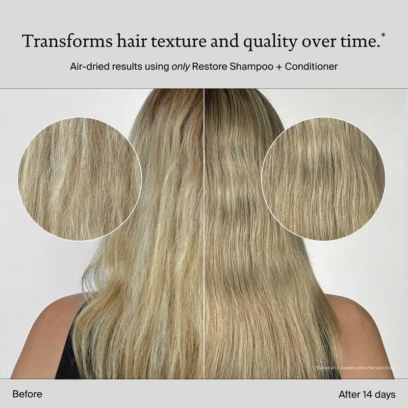 The Living Proof Strong Hair Essentials Kit features travel-sized shampoo, conditioner, Triple Bond Complex and dry shampoo to repair, strengthen, and protect hair, leaving it soft, shiny, and manageable while removing dirt and buildup.