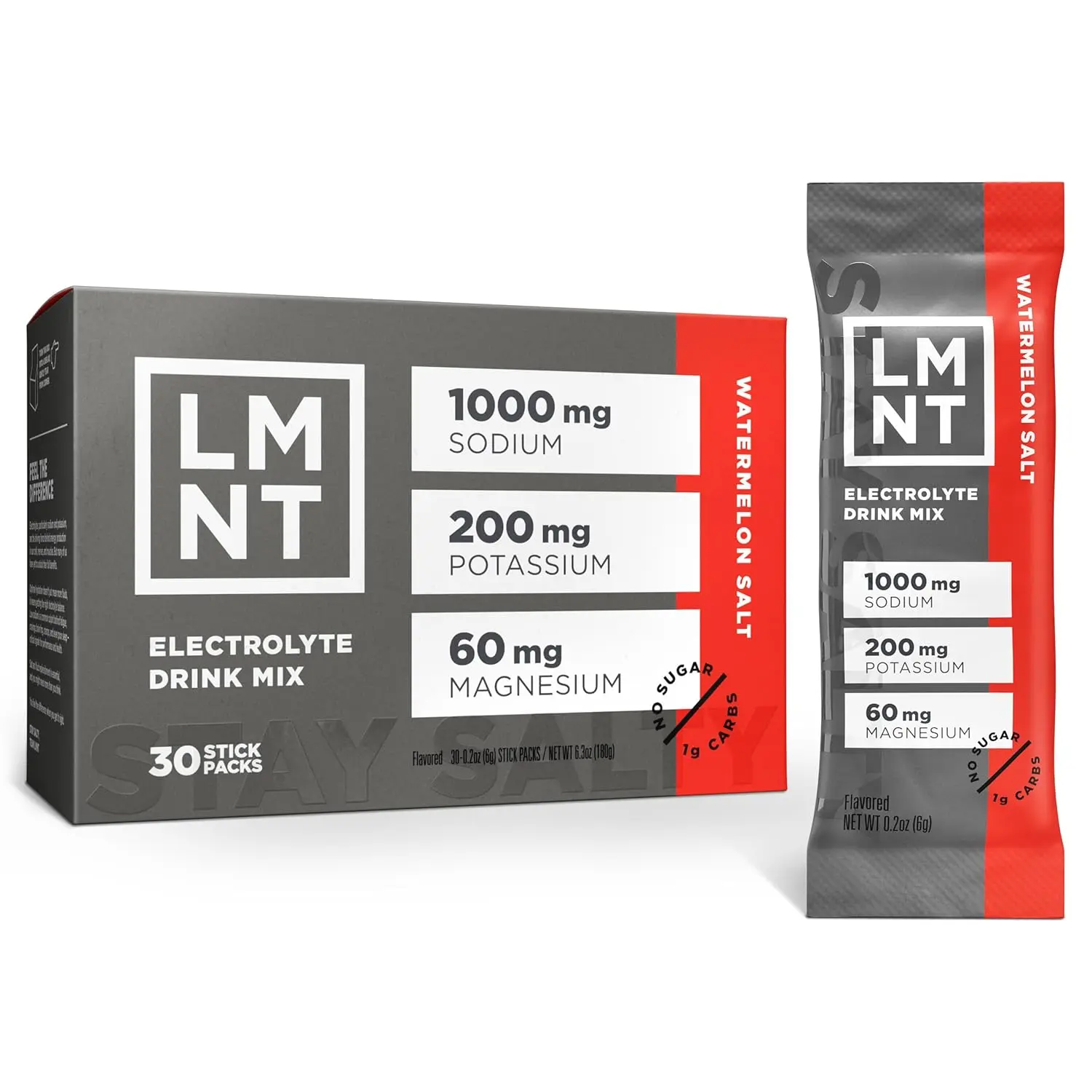 LMNT Raspberry Salt electrolyte powder packets provide optimal hydration with a science-backed ratio of sodium, potassium, and magnesium, perfect for keto, low-carb diets, and active lifestyles.